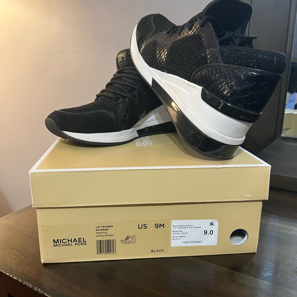Michael Kors Wedge Sneakers - Picture 2 of 6
